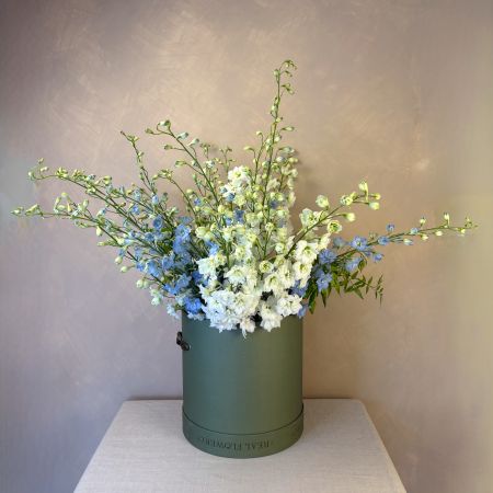 Delphinium Hat Box