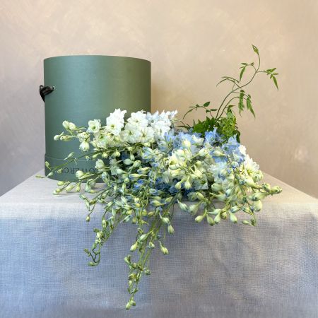 Delphinium Hat Box