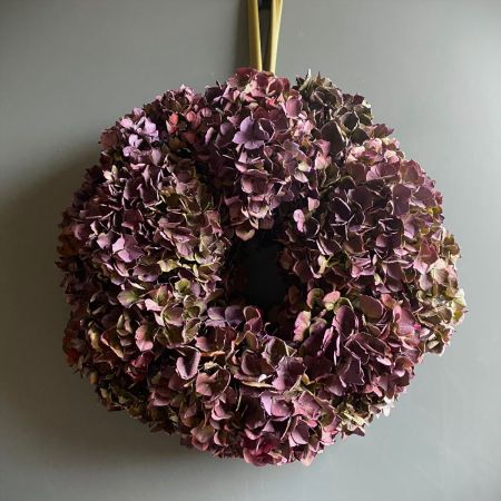 Dried Hydrangea Wreath