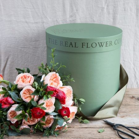 The real flower company hat box