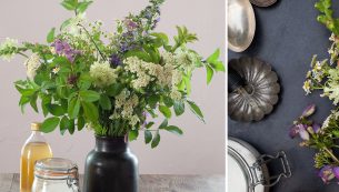 DIY Cut Flower Food Header