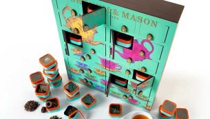 Rare Tea Wooden Advent Calendar