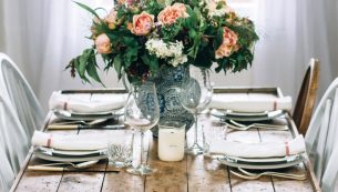 late autumn dinner party