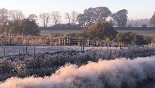 winter on english farm